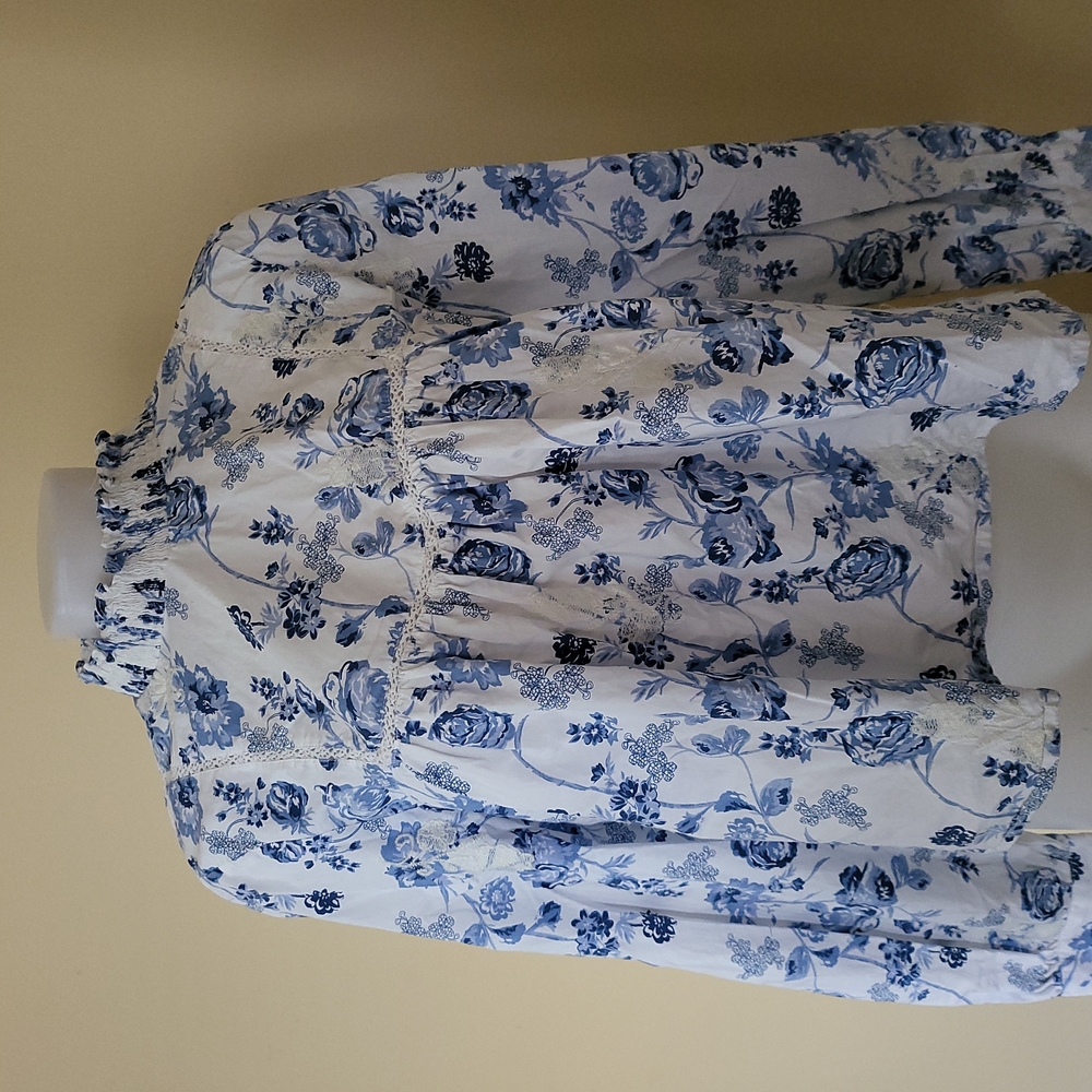 Zara Trafaluc embroidered top